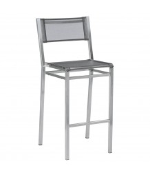 Barlow Tyrie - Equinox High Dining Chair in Platinum
